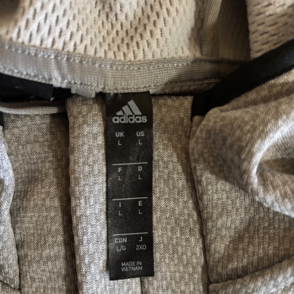 Adidas * Team Issued ClimaWarm FullZip Jacket / Sweatshirt Hoodie * Large - Picture 12 of 16